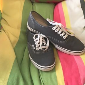 Grey vans size 6
